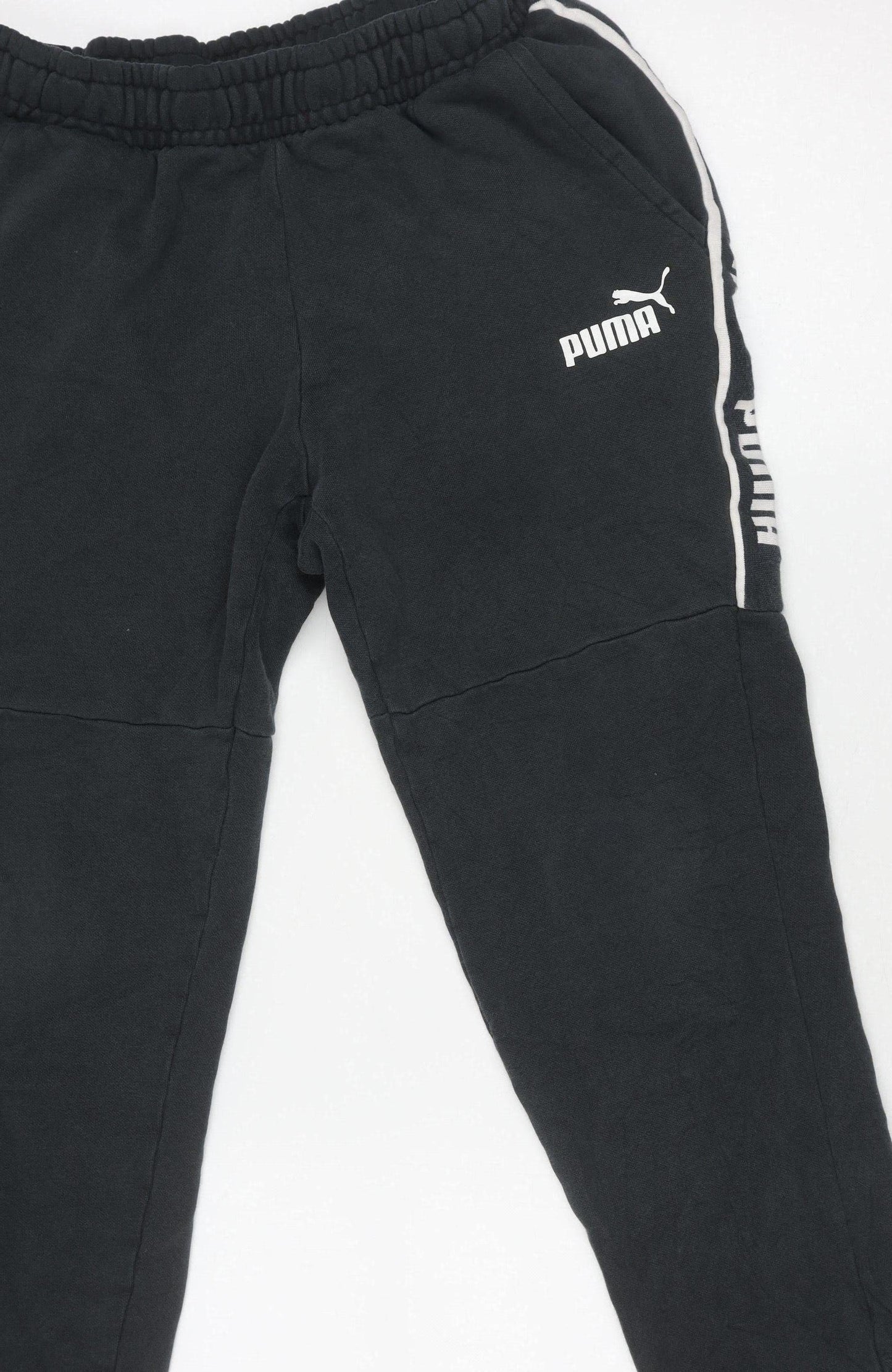 Puma Women’s Black M Jogger Trousers Fleece Autumn Winter Sportswear