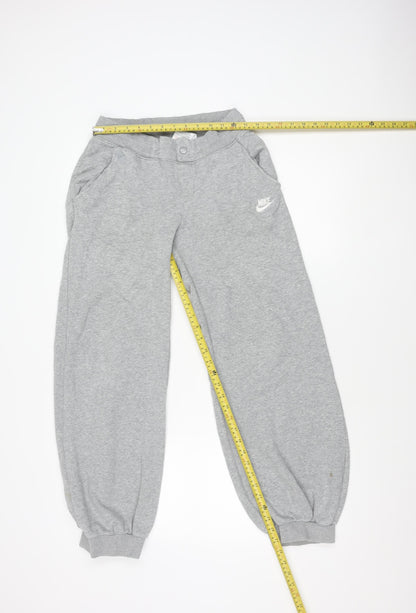Nike Mens Grey S Sportswear Sweatpants Tapered Joggers