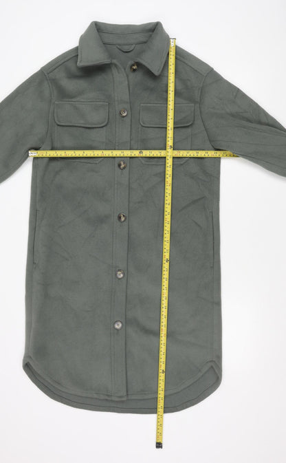 Womens UK Size S Marks and Spencer Green Basic Jacket