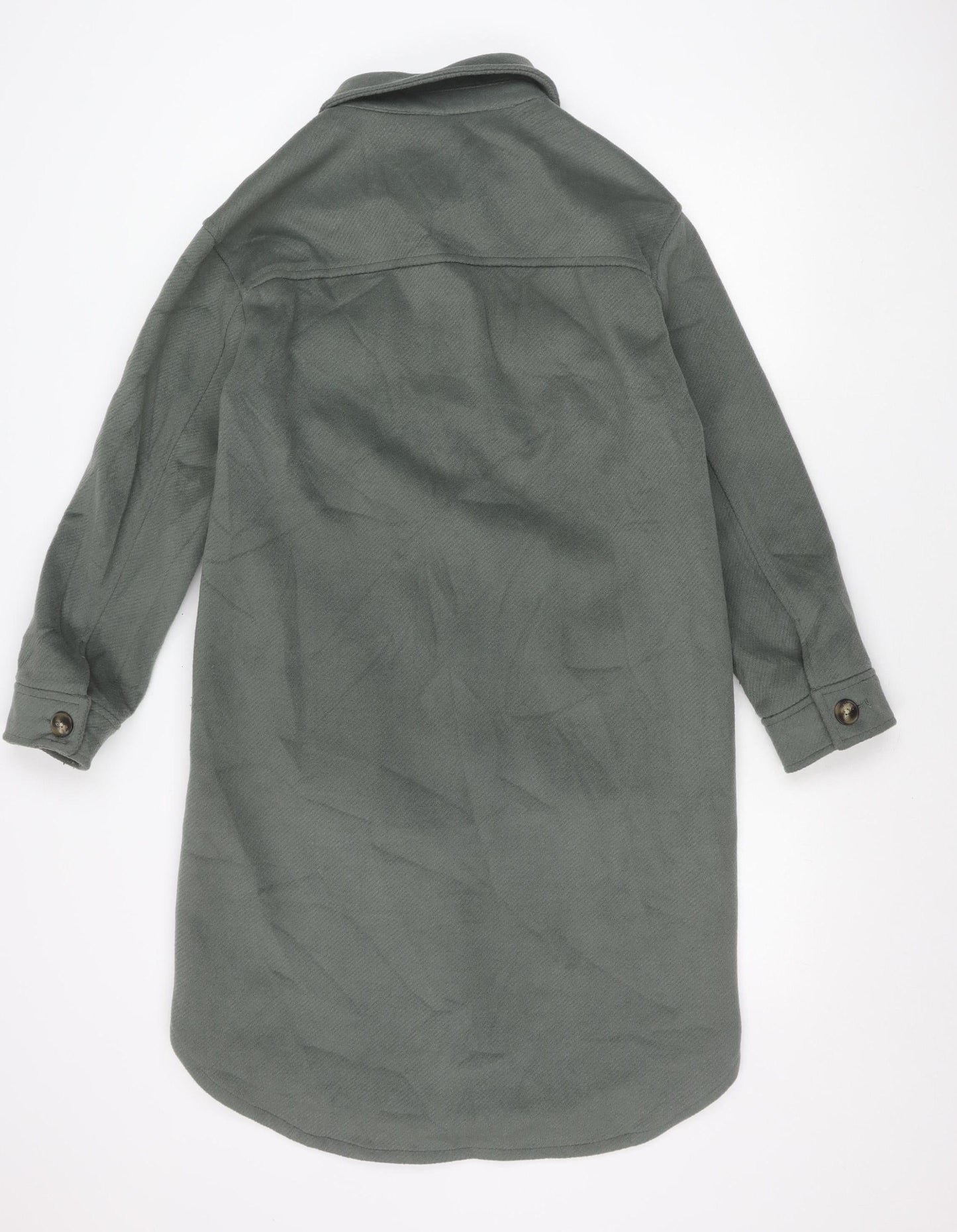 Womens UK Size S Marks and Spencer Green Basic Jacket