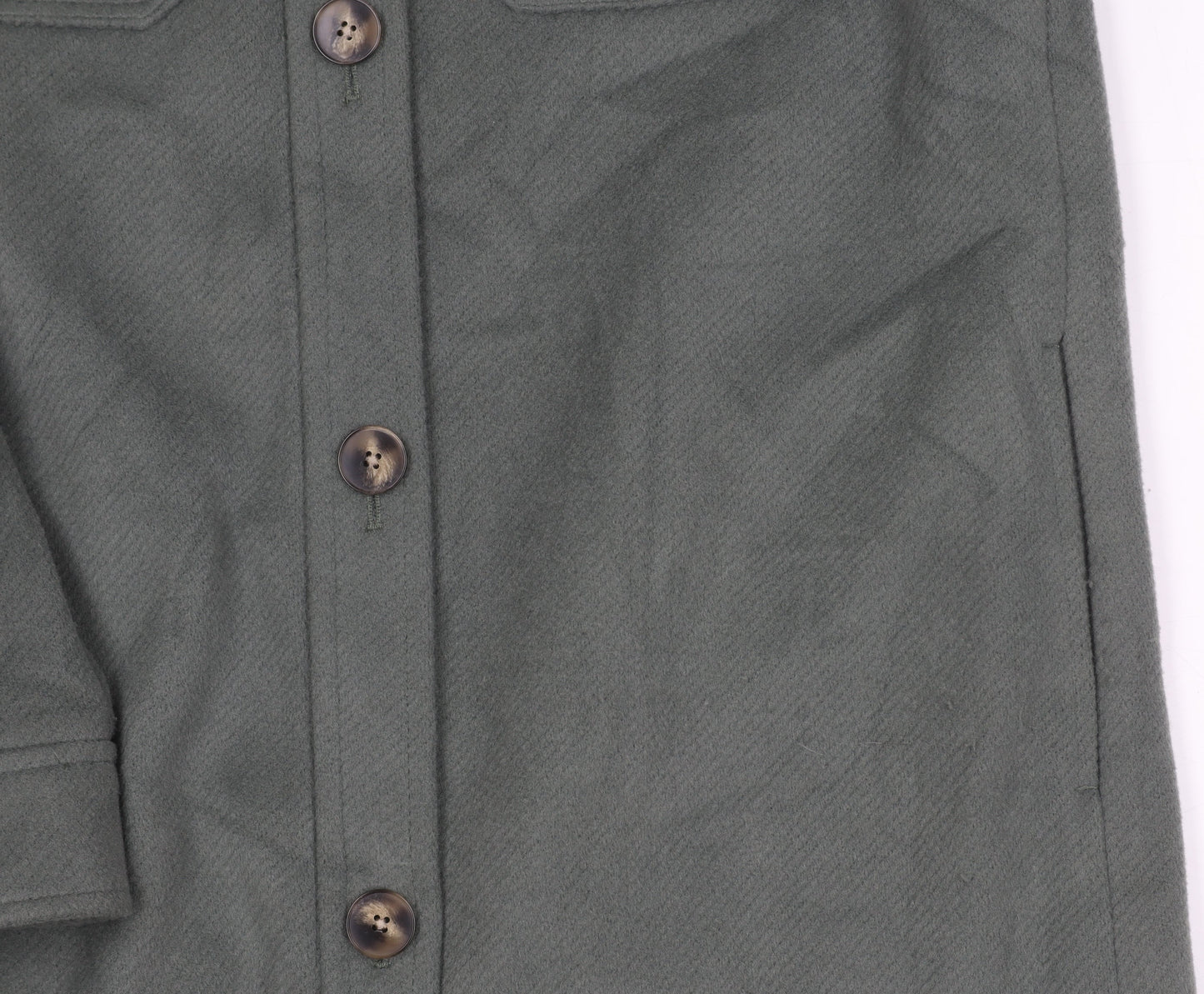 Womens UK Size S Marks and Spencer Green Basic Jacket