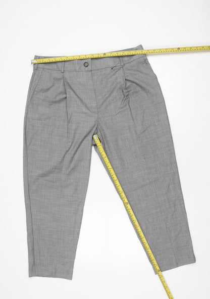 Marks and Spencer Men’s Grey 16 Regular Dress Pants Straight Leg