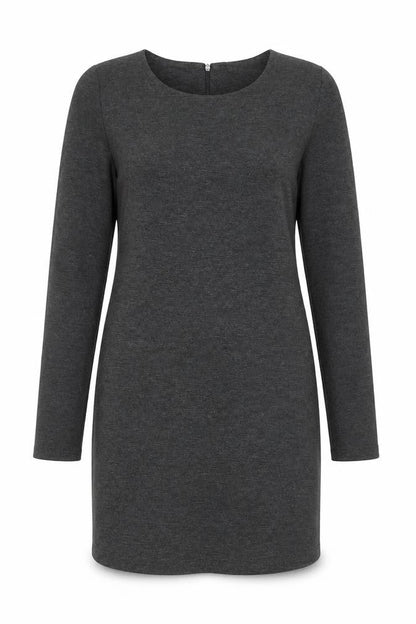 Zara Women’s Grey Bodycon Knit Knee Length Dress L