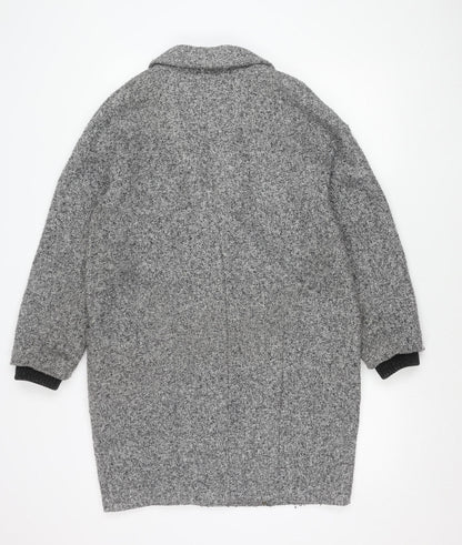 Womens UK Size S Topshop Grey Basic Jacket