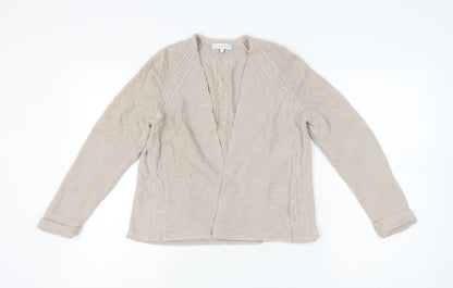 Womens UK Size 12 RJR John Rocha Beige Cardigan Jumper
