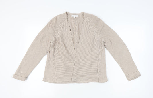 Womens UK Size 12 RJR John Rocha Beige Cardigan Jumper