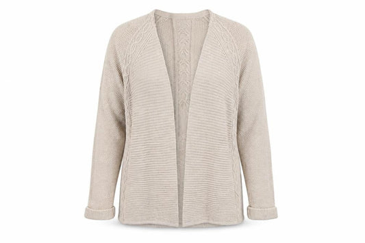 Womens UK Size 12 RJR John Rocha Beige Cardigan Jumper