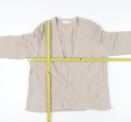 Womens UK Size 12 RJR John Rocha Beige Cardigan Jumper