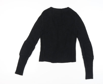 Banana Republic Women's Black Small Full Zip Knit Jumper