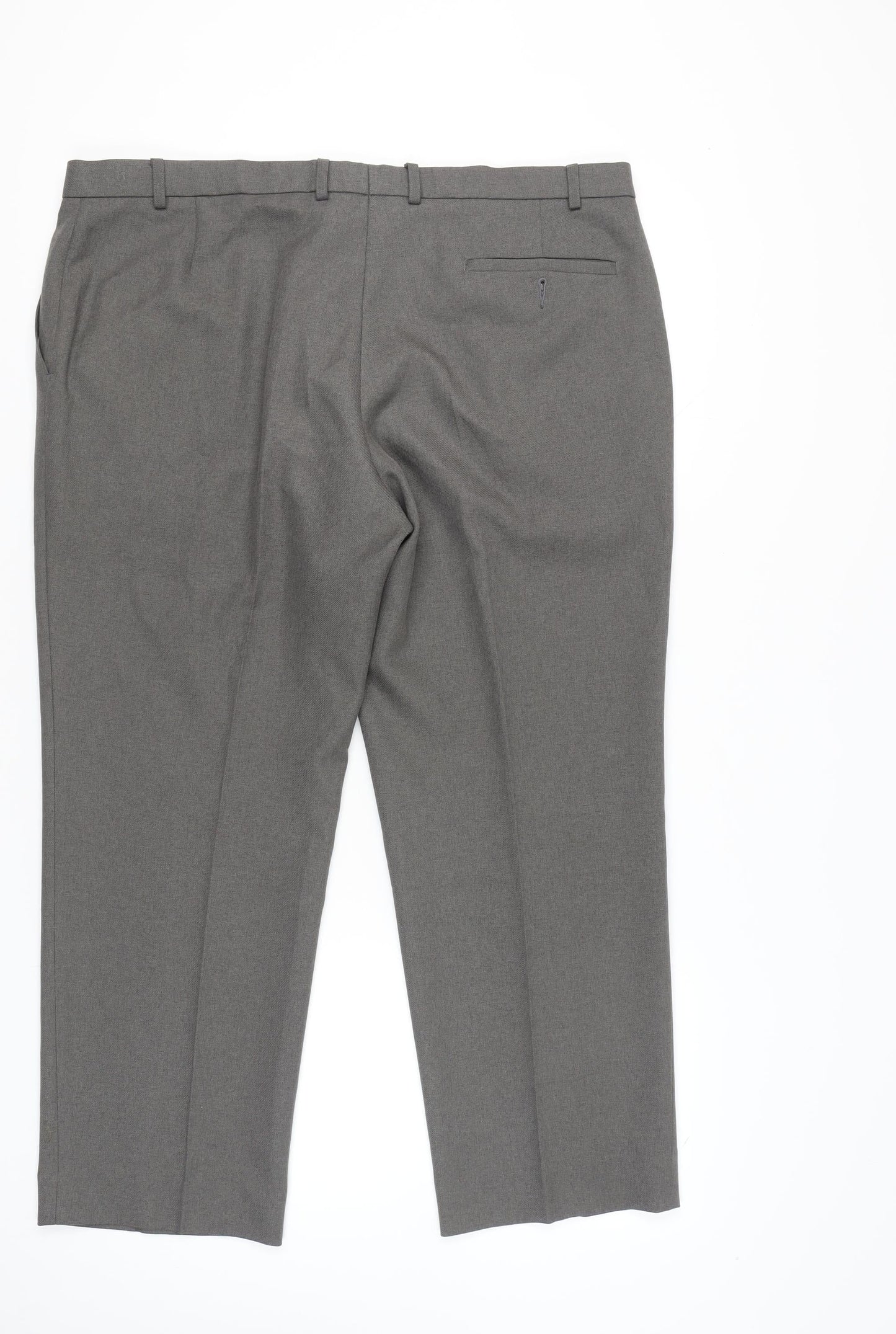 Marks and Spencer Men's Grey 42x29 Dress Pants Straight Leg