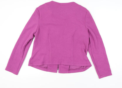 Womens UK Size 14 Marks and Spencer Pink Basic Jacket
