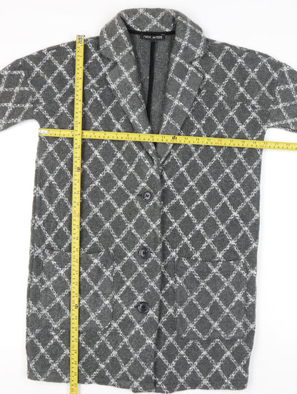 Womens UK Size 14 NEXT Grey Cardigan Jumper