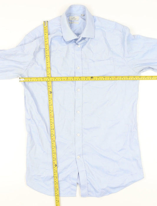 Mens UK Collar Size M NEXT Smart Blue  Dress Shirt