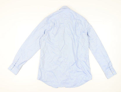 Mens UK Collar Size M NEXT Smart Blue  Dress Shirt