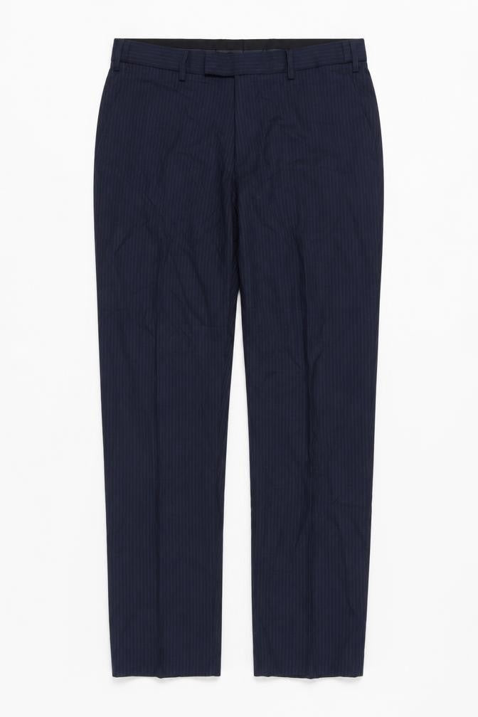 Womens UK Size 36 Marks and Spencer Regular Fit Dress Pants Blue Trousers
