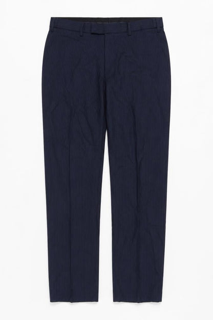 Womens UK Size 36 Marks and Spencer Regular Fit Dress Pants Blue Trousers