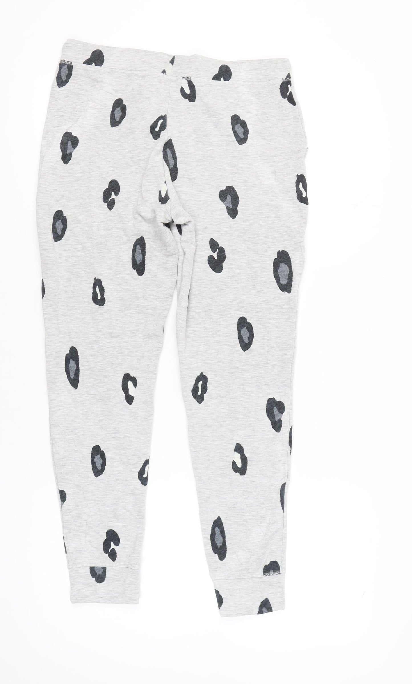 Marks and Spencer Women’s Grey Animal Print Lounge Pants Size 14 Jersey Autumn Winter