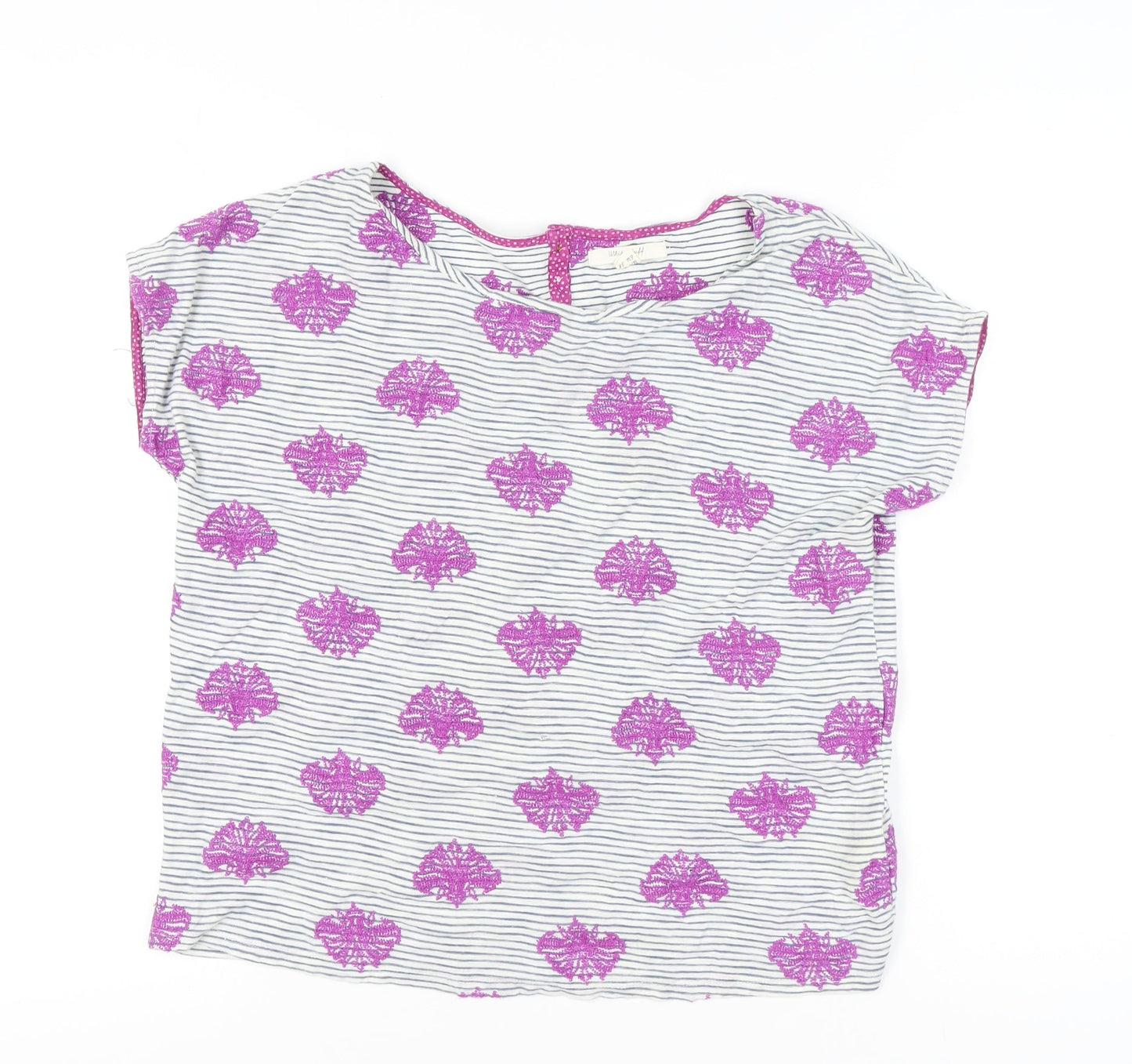 Womens UK Size 10 White Stuff Multicoloured Basic Blouse