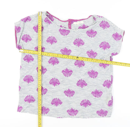 Womens UK Size 10 White Stuff Multicoloured Basic Blouse