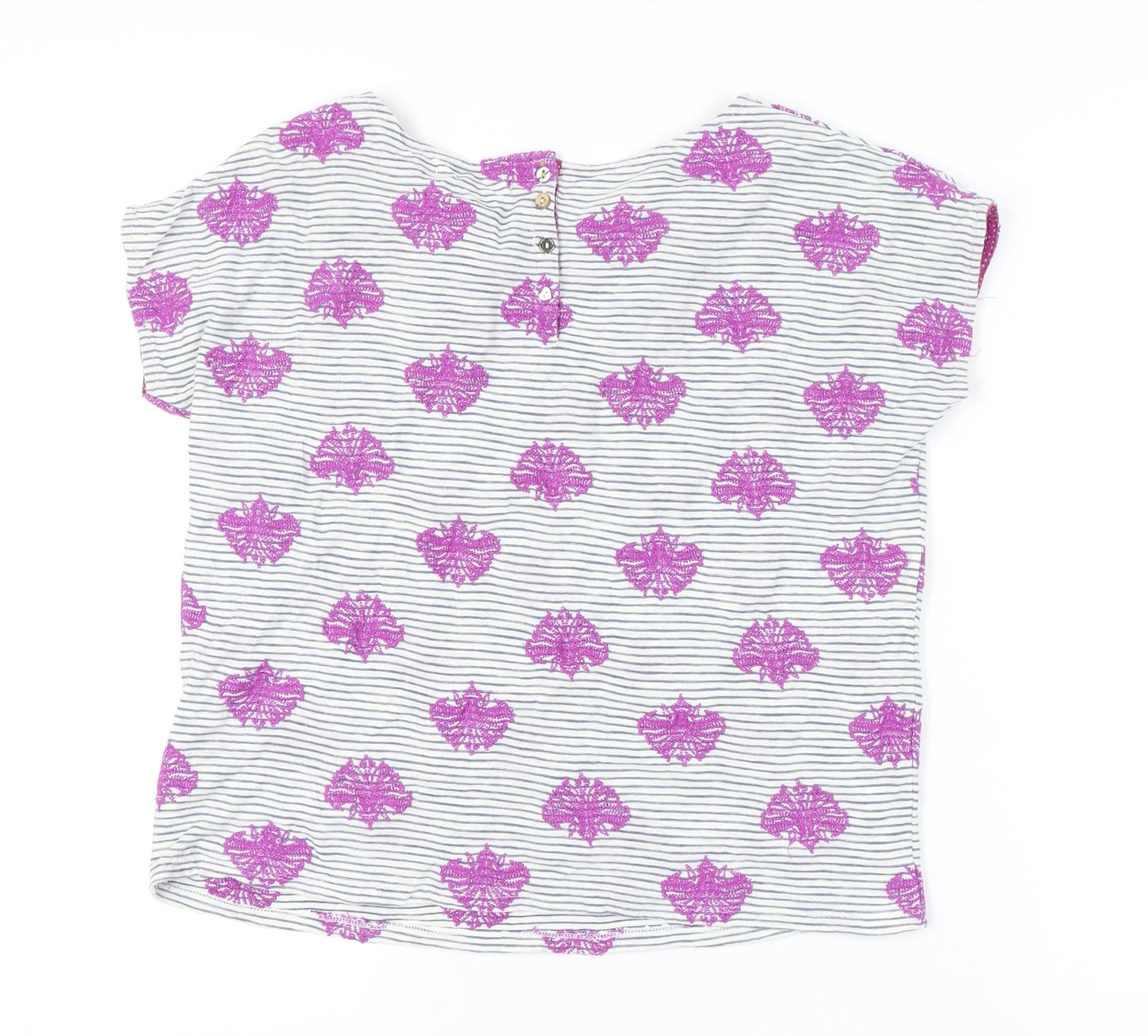 Womens UK Size 10 White Stuff Multicoloured Basic Blouse