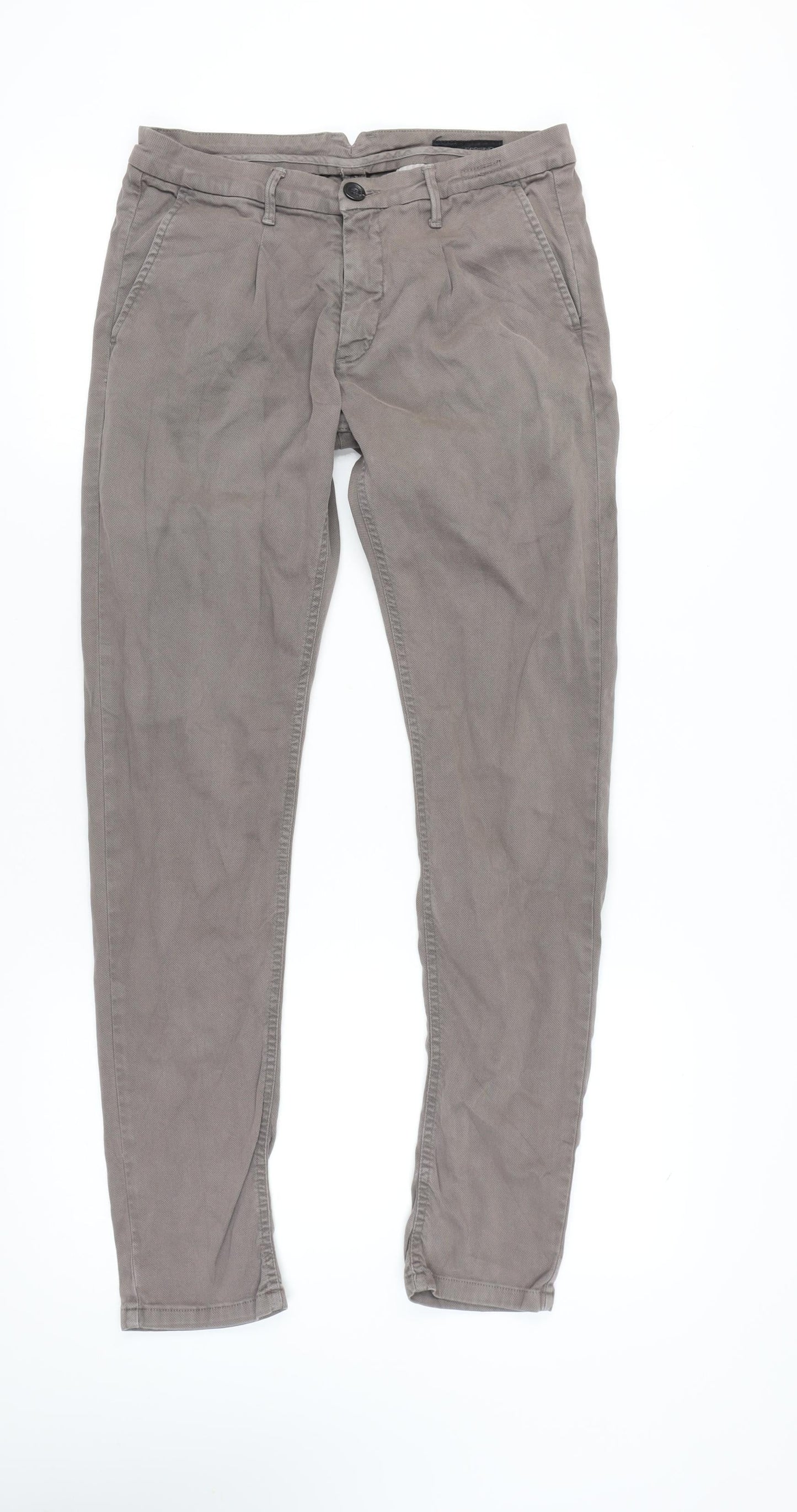 Sorbino Women’s Grey Chino Trousers Size 18 Straight Leg Stretch