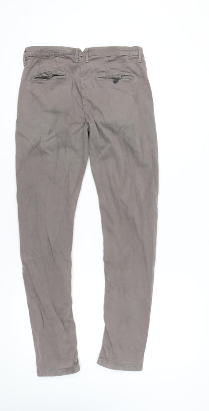 Sorbino Women’s Grey Chino Trousers Size 18 Straight Leg Stretch