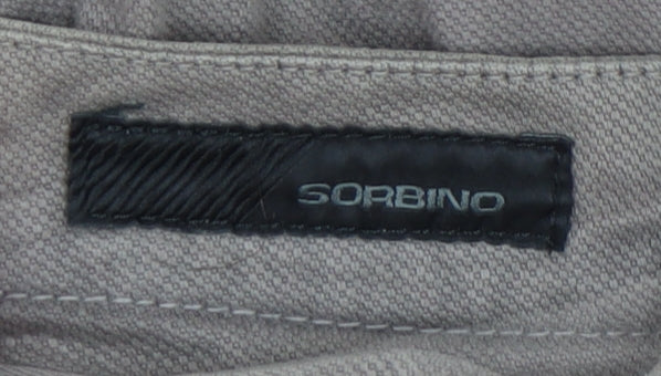 Sorbino Women’s Grey Chino Trousers Size 18 Straight Leg Stretch