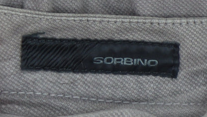 Sorbino Women’s Grey Chino Trousers Size 18 Straight Leg Stretch