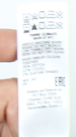 Marks and Spencer Men's Blue Slim Fit Dress Pants 30x33 Business