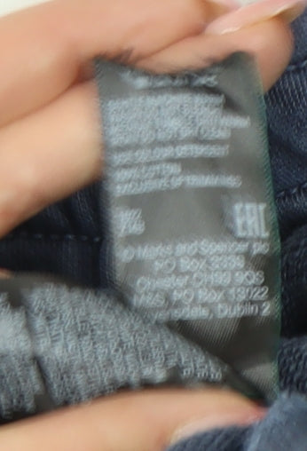 Marks and Spencer Men’s Blue 3XL Cargo Tapered Trousers