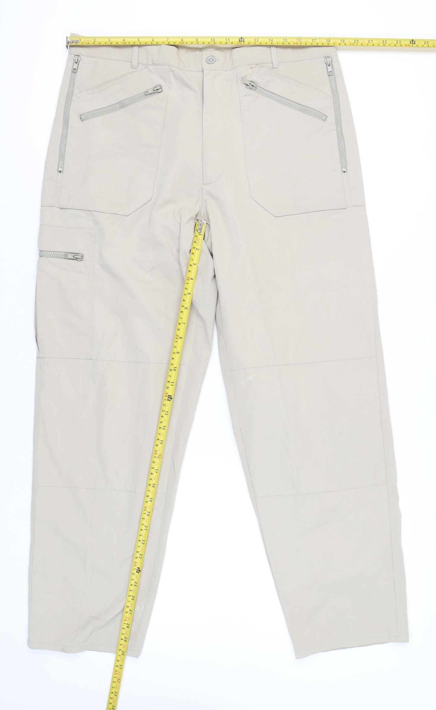 Regatta Men's Beige Cargo Trousers 38W 33L Straight Leg Outdoor