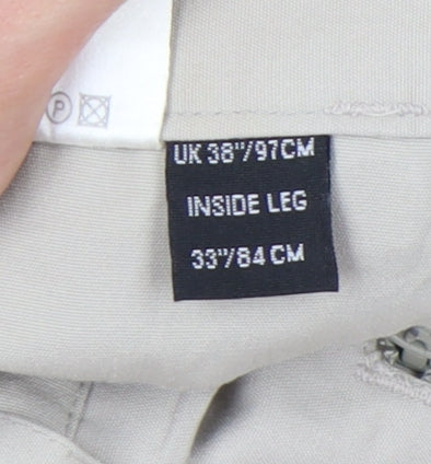 Regatta Men's Beige Cargo Trousers 38W 33L Straight Leg Outdoor