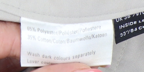 Regatta Men's Beige Cargo Trousers 38W 33L Straight Leg Outdoor