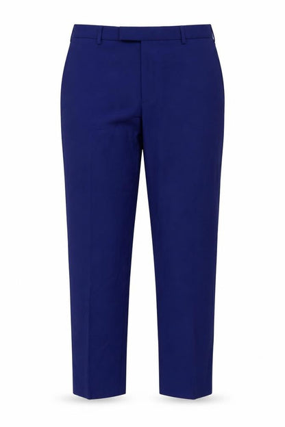 Womens UK Size 38 Marks and Spencer Classic Fit Dress Pants Blue Trousers
