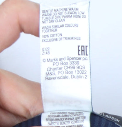 Marks and Spencer Men's Brown Chino Trousers 42in Waist 33in Leg