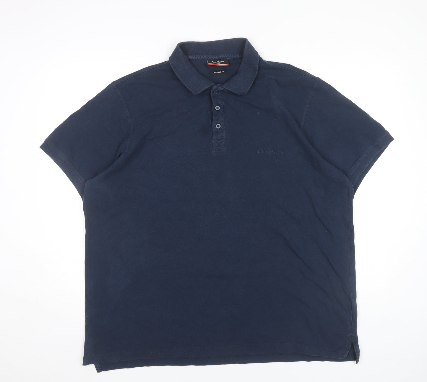 Pierre Cardin Men’s Blue 3XL Regular Fit Cotton Polo Shirt