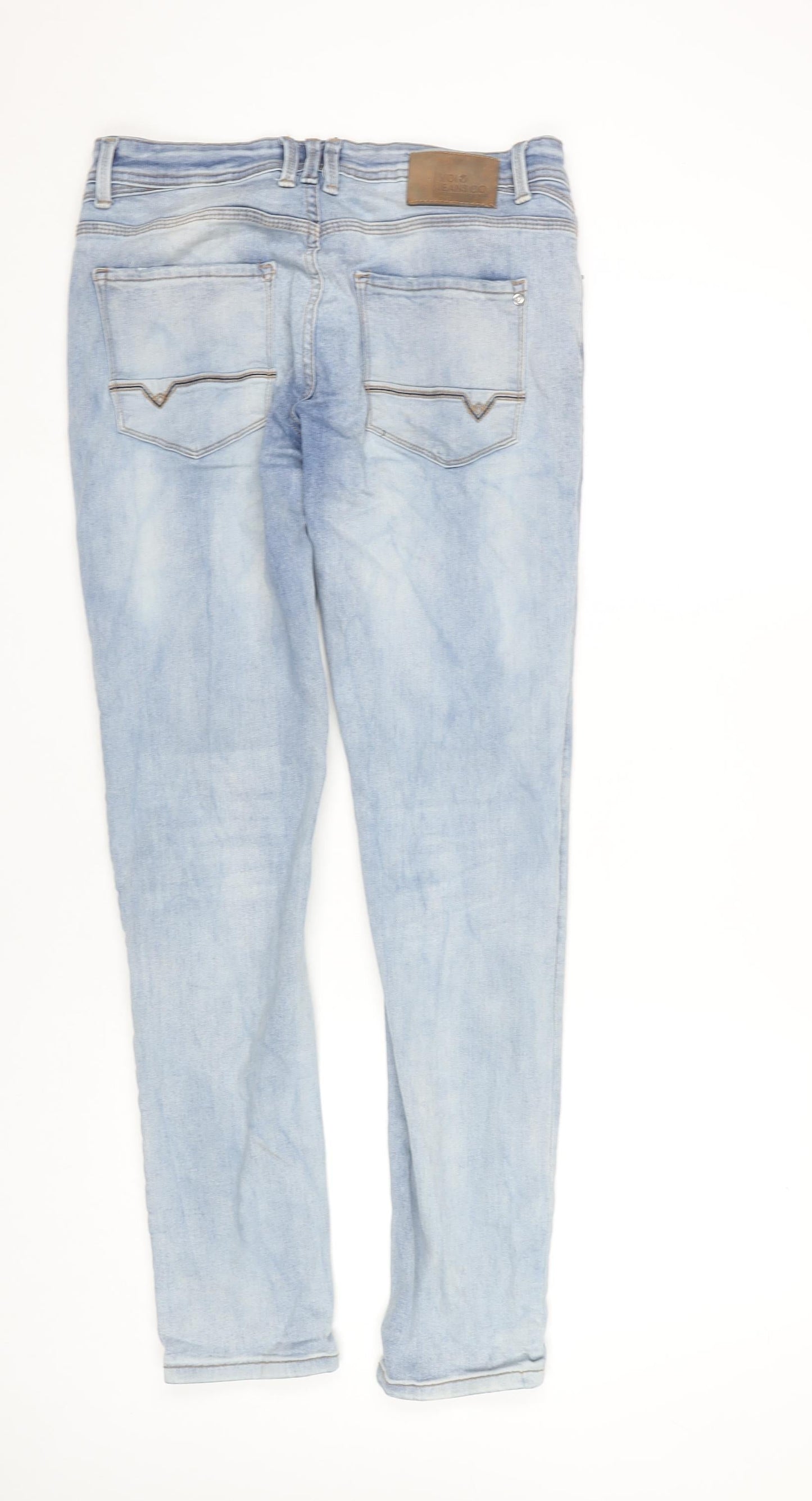 VOI Jeans Men’s Blue Light Wash Skinny Jeans Slim Fit 32R