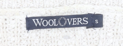 Womens UK Size S Woolovers Beige Pullover Jumper