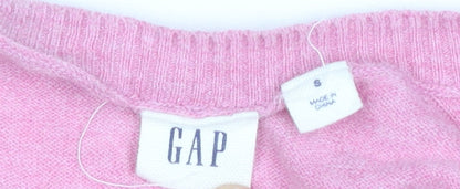 Womens UK Size S Gap Pink Pullover Jumper