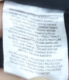 B&C Collection Men's Black Oxford Dress Shirt L Regular Fit Long Sleeve