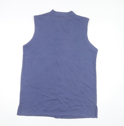 Womens UK Size M PARA Blue Vest Jumper