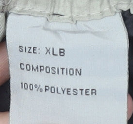 Bulldozer Lifestyle Men's Black XL Cargo Trousers Elastic Waist Pockets