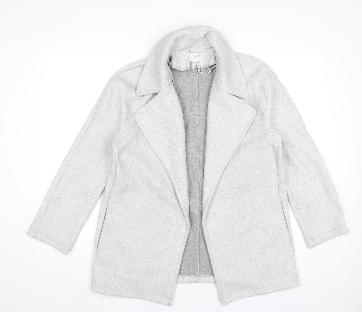 Womens UK Size 8 Zara Grey Overcoat