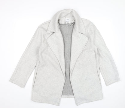Womens UK Size 8 Zara Grey Overcoat