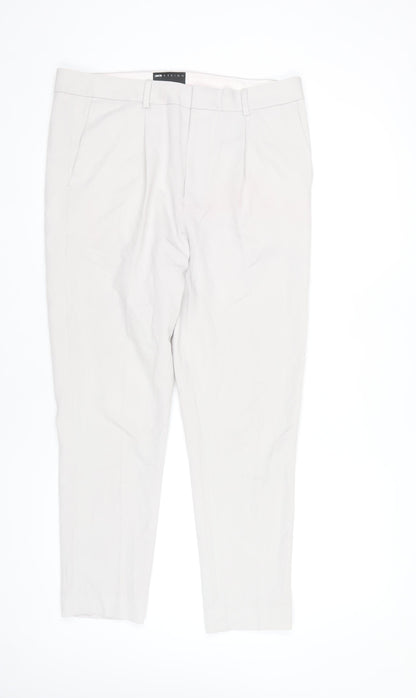Mens UK Size L ASOS DESIGN Slim Fit Casual Beige Trousers