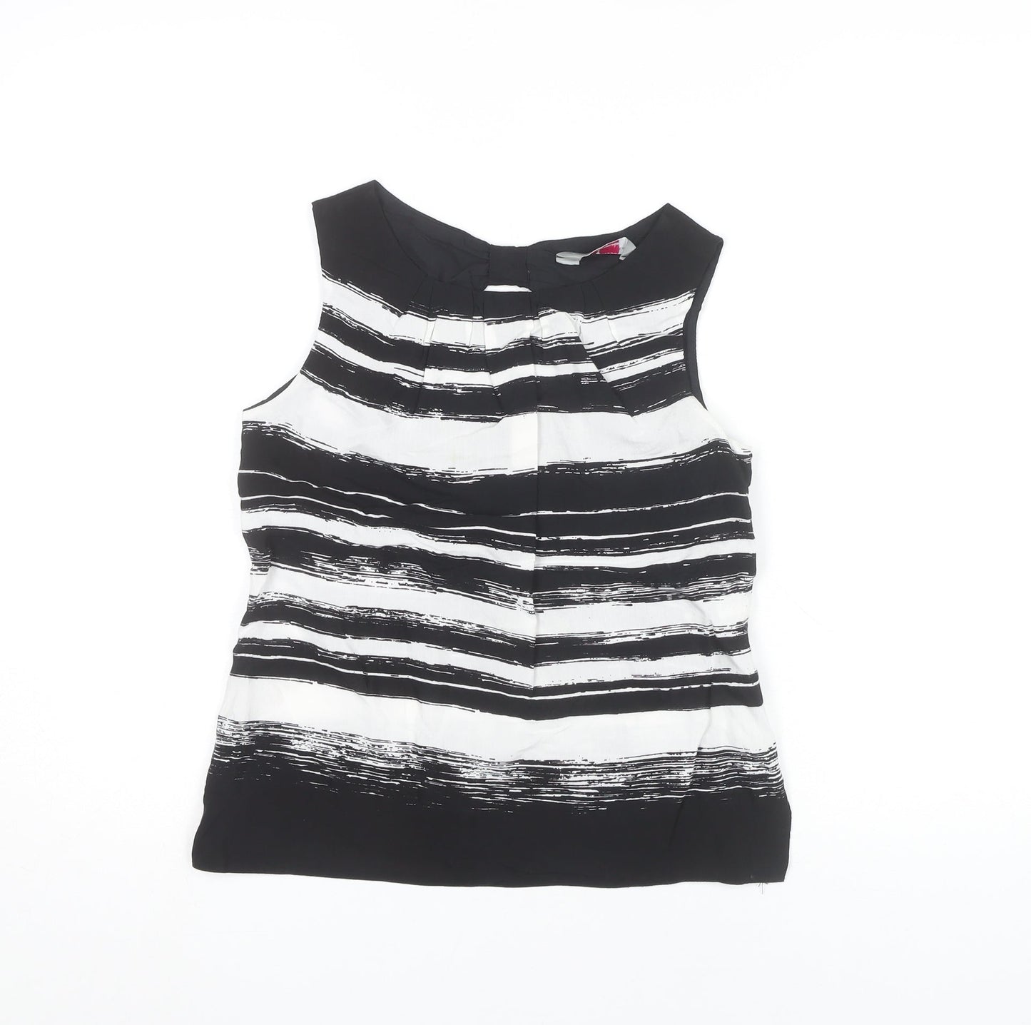 Womens UK Size 6 Dorothy Perkins Black Basic Blouse