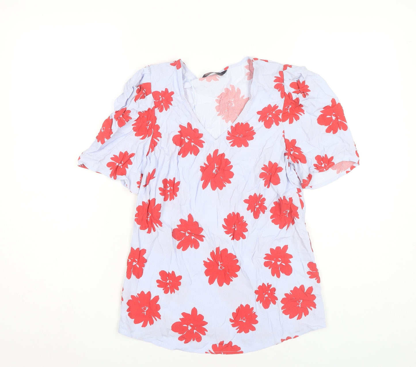 Womens UK Size 6 Marks and Spencer Multicoloured Basic Blouse