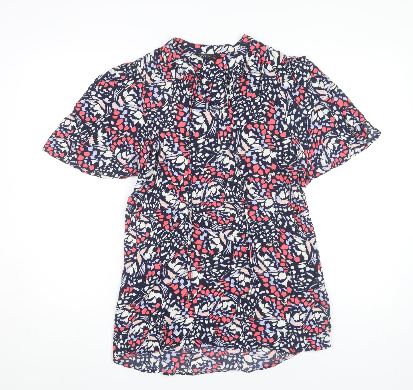 Womens UK Size 6 Marks and Spencer Multicoloured Basic Blouse