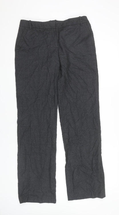 Womens UK Size 10 Tommy Hilfiger Classic Fit Dress Pants Grey Trousers