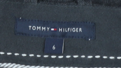 Womens UK Size 10 Tommy Hilfiger Classic Fit Dress Pants Grey Trousers